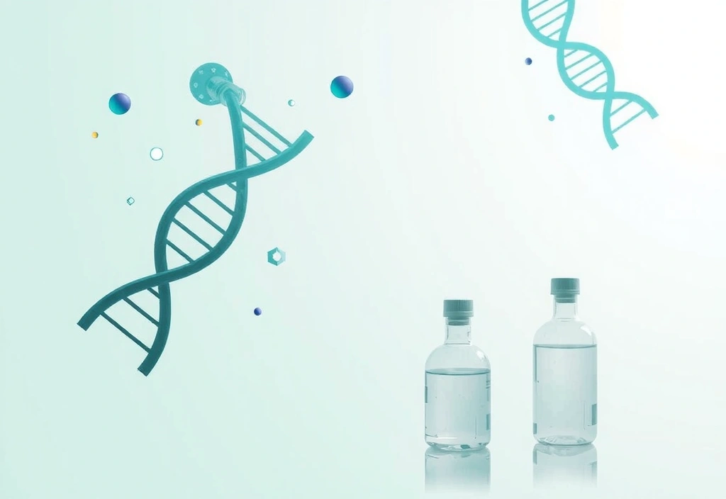 Abstrakcyjny obraz symbolizujący wiedzę i badania naukowe